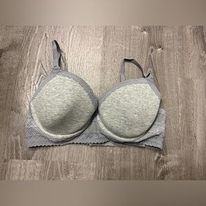 Women's Aerie Everyday Full Coverage Gray Bra- Size 36C- Pre-owned